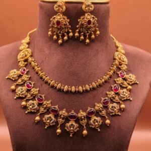 Two layer Ruby Kempu Haram